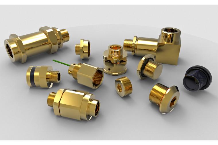 1) Compliant with international standards and approvals, Hawke thread adaptors, reducers and fittings enable interconnection of dissimilar sized connections on cable glands and enclosures