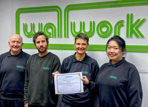 Wallwork Group quality team, left to right, Colin Bagley, Dan Kenyon, Helen Ellis, Florence Wiggans.